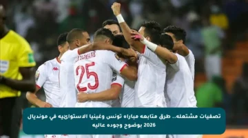 تصفيات مشتعلة.. طرق متابعة مباراة تونس وغينيا الاستوائية في مونديال 2026 بوضوح وجودة عالية